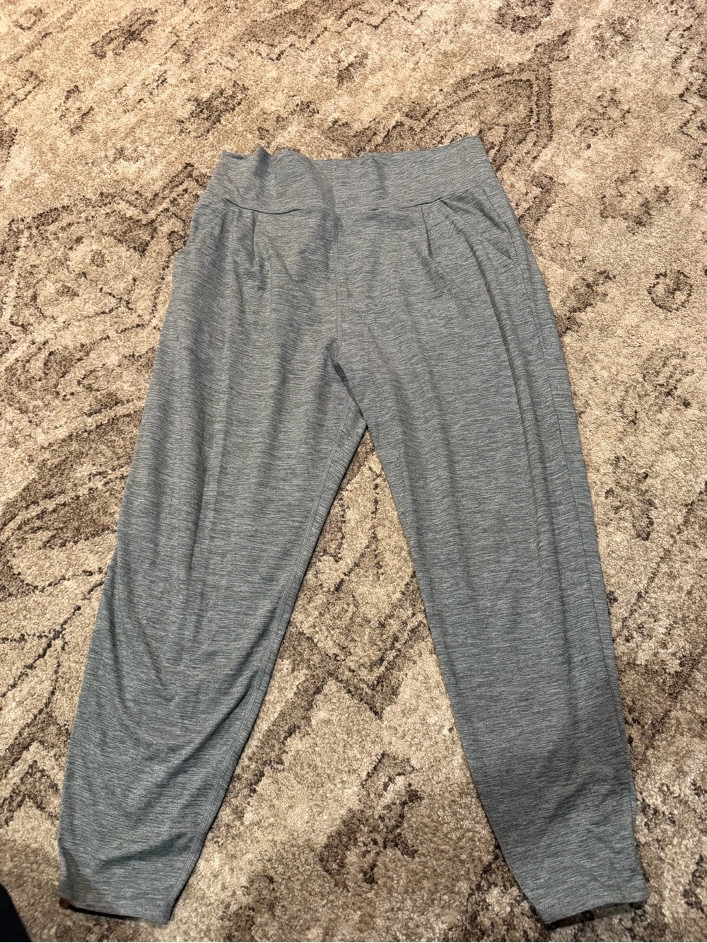 Vuori Heather Gray Harem Joggers